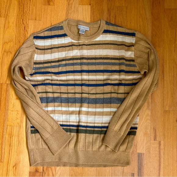 Brown striped sweater from retreat in a size medium. - Picture 1 of 3